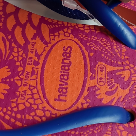 New HAVAIANAS FLIP FLOP WOMENS SANDALS SZ 9/10 - Picture 4 of 7
